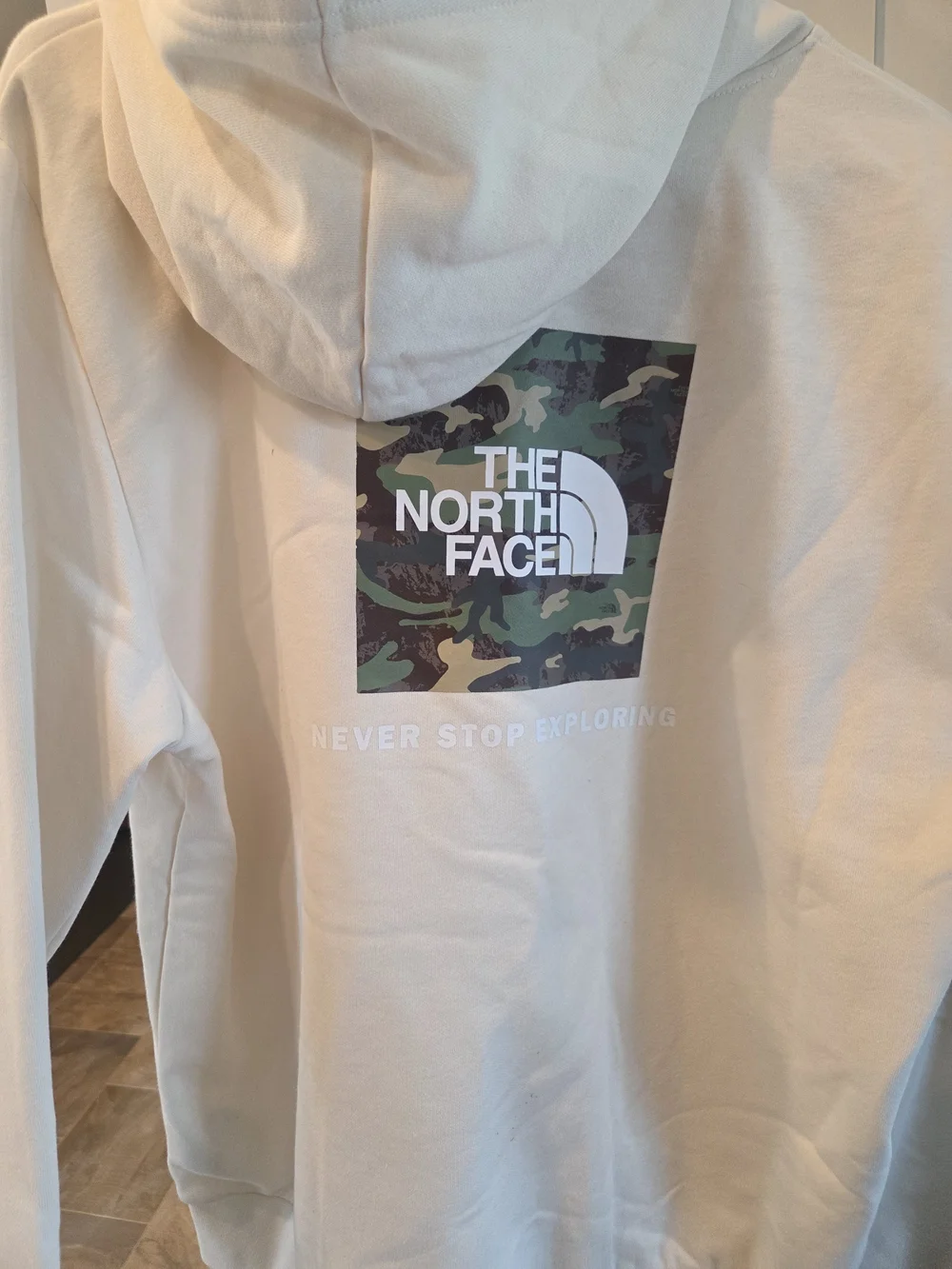 The North Face Men's Light Beige Pullover Hoodie